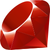 Логотип языка программирования «Ruby»