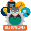 Логотип «веб-разработчик»