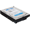 Жесткий диск для компьютера с синей наклейкой